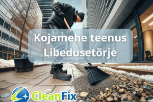 CleanFix Puhastus OÜ Puhastusteenused, Kojamehe teenus, Korterelamute kojameheteenus, Lumekoristus